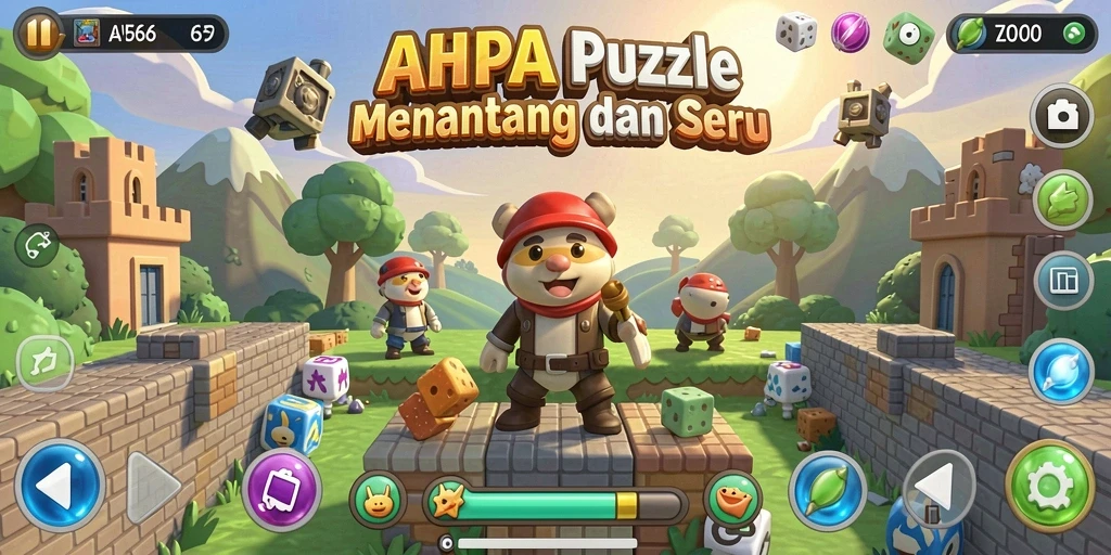 Screenshot AIFA66 menampilkan gameplay Puzzle yang seru dan menantang.
