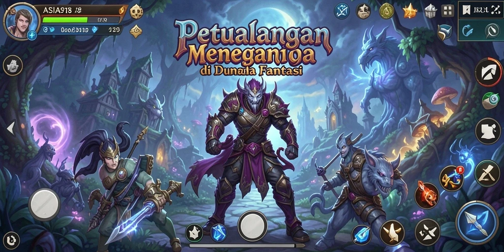 Tampilan gameplay menakjubkan dari petualangan ASIA918.