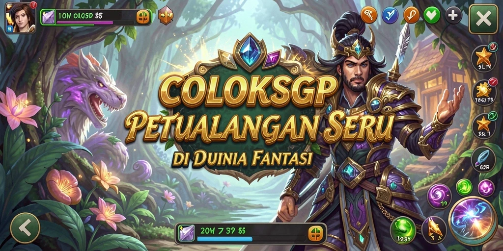 Gameplay mendebarkan di dunia petualangan COLOKSGP.