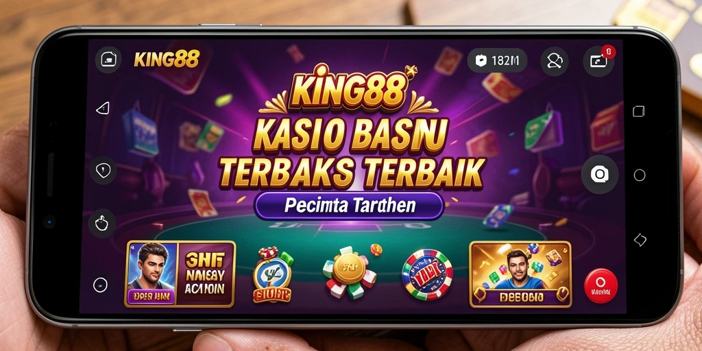 Tampilan gameplay menarik dari KING88 dengan berbagai permainan Kasino.