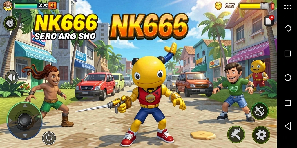 Tampilan gameplay NK666 yang menegangkan dan penuh aksi.