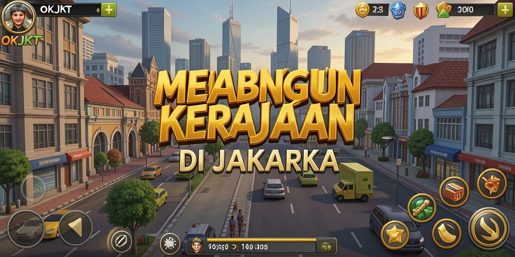 Gameplay seru membangun kerajaan bisnis di Jakarta.
