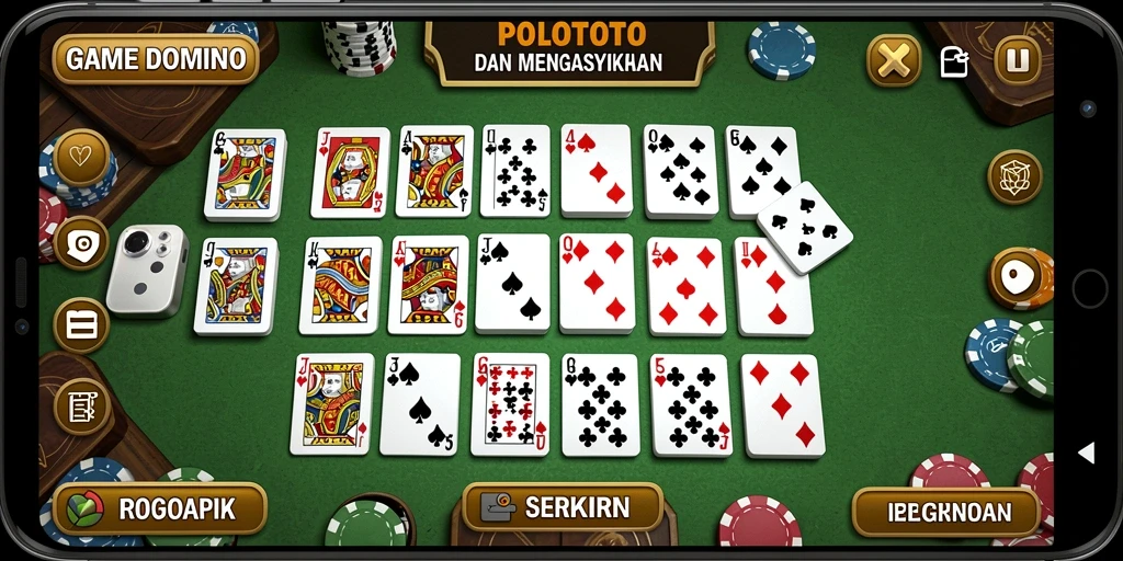 Gameplay menarik dari POLOTOTO, game Domino yang seru.