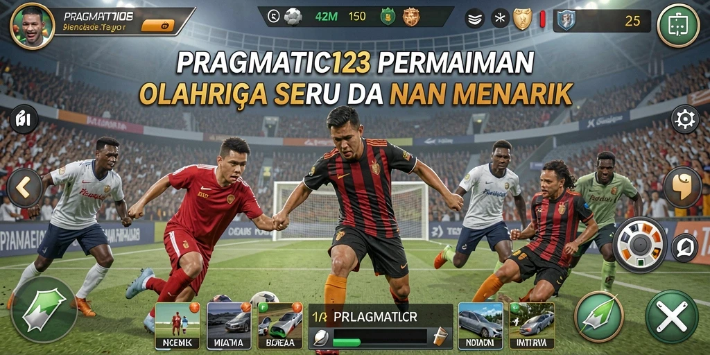 Tampilan gameplay seru dalam PRAGMATIC123 dengan aksi olahraga intens.