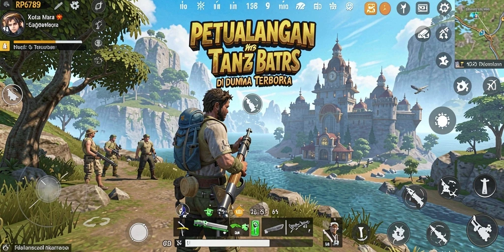 Screenshot RP6789 menampilkan gameplay Open World yang menakjubkan.