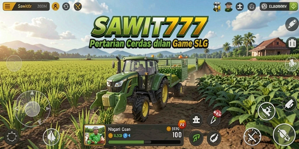 Tangkapan layar SAWIT777 menunjukkan pengalaman gameplay pertanian yang interaktif dan menarik.
