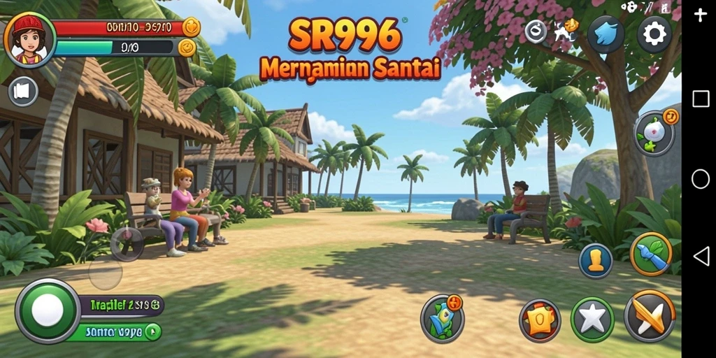 Tampilan gameplay SR996 yang menarik dan penuh warna.