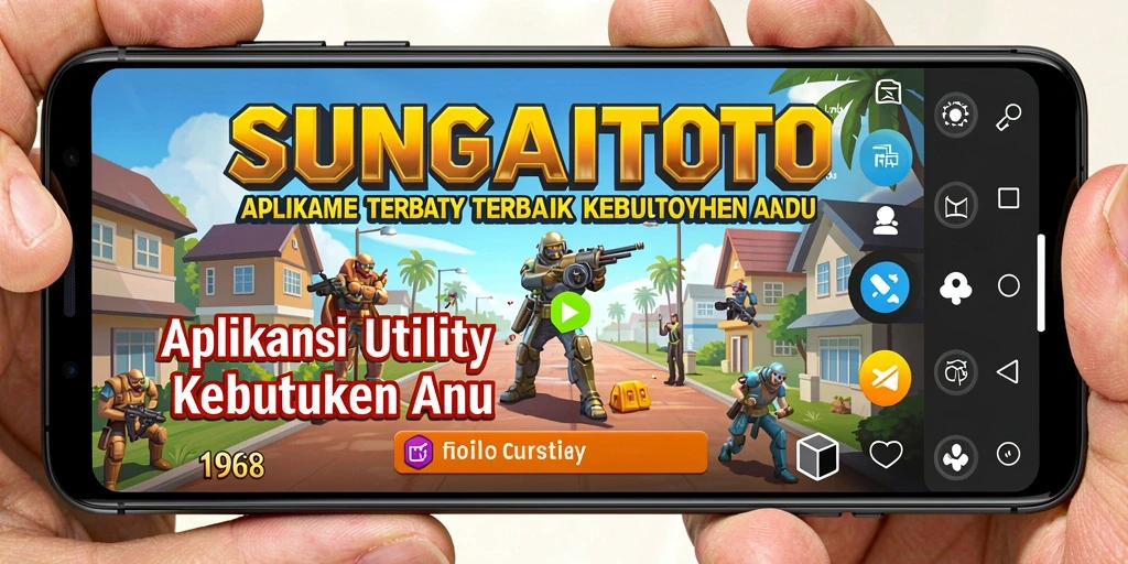 Tampilan utama SUNGAITOTO dengan berbagai fitur Utility yang bermanfaat.